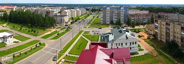Город Орехово-Зуево панорама СЭС Орехово-Зуево